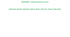 Desktop Screenshot of beateswelt.de